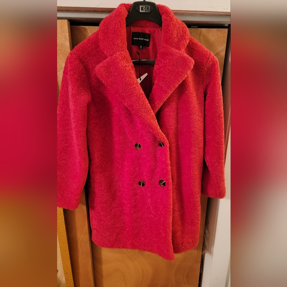 Fuzzy Red Double Breast